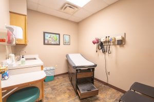 exam room in Wedgewood Urgent Care