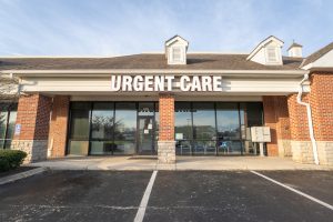 Sunbury Urgent Care sign and exterior