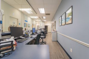 Sunbury Urgent Care interior desks