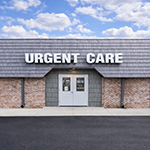Newark Valley Urgent Care front door exterior of building